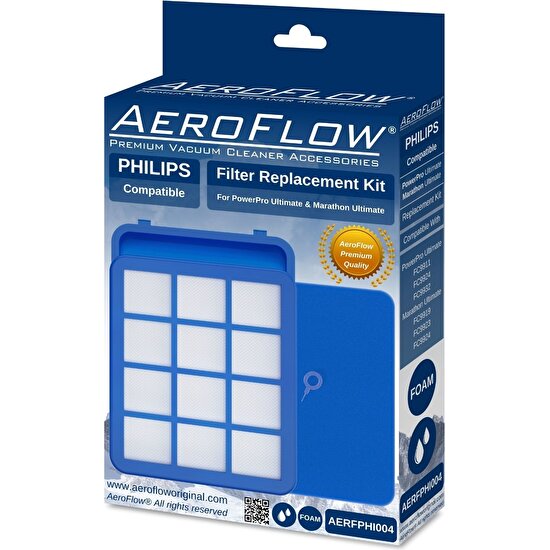 Aeroflow Philips Fc 9929 Uyumlu Marathon Ultimate Süpürge Ön Filtresi