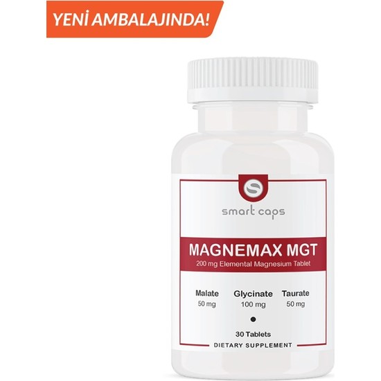 Smart Caps Magnemax Magnezyum Mgt 30 Tablet