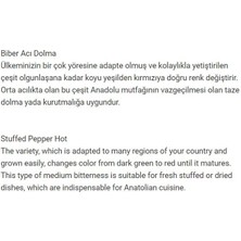 Agrodal Tarım Ata Tohumu Yöresel Doğal Acı Dolma Biberi 100 Ad Tohum