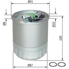 Bosch Yakıt Filtresi Vw Crafter-Mercedes M-R-G Serısı-Sprınter-Vıto 06-  F026402056