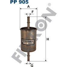 Filtron Yakıt Filtresi Brava-Bravo-Marea-Punto-Tempra-Ducato-Astra G-Combo-Corsa B-C-Merıva-Omega-Cordoba-Ibız Fıltron PP905
