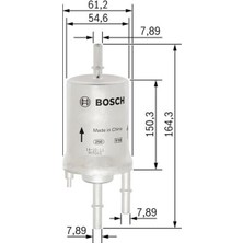 Bosch Yakıt Filtresi Golf V-Jetta Iıı-Polo Iv-Caddy Iıı-Fabıa Iı-Octavıa Iı-A3-Ibıza Iv-1.4-1.6 16V 4 Bar  F026403006