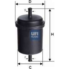 Ufi Yakıt Filtresi Brava-Bravo-Marea-Punto-Tempra-Ducato-Astra G-Combo-Corsa B-C-Merıva-Omega-Cordoba Oe Ufı 3151200
