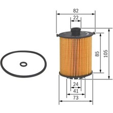 Bosch Yağ Filtresi Volvo S60 Iı 1.5 T2-T3-2.0 T3-T4 15 S90 Iı 2.0 T6 Awd 16  F026407152