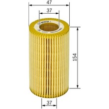 Bosch Yağ Filtresi Mercedes W211 02 W212 11 W204 07-14 W203 S203 02-07 CL203 02-08 R171 Sprınter  1457429261