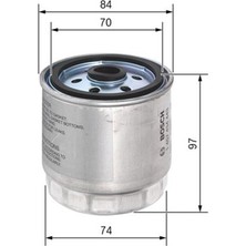 Bosch Yakıt Filtresi Accent Iı-Getz-Matrix x 1.5crdi 03-03-11-05 -Kıa Sorento 06-09 WK818-1 1457434443  1457434443