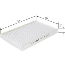 Bosch Polen Filtresi Albea 1.2-1.3JTD-1.4-1.5-16V-1.7JTD Palıo 1.2-1.4-1.5 16V-1.7D-1.9JTD 96  1987432183