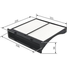 Bosch Polen Filtresi Subaru Forester Sj 2.0xt 240HP 03-13-  1987432262