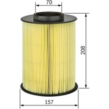 Bosch Hava Filtresi Cmax 07 Focus Iı-Iıı 04 1.6tdcı-1.8tdcı-2.0tdcı F0264000136-0986626809 Volvo S40  F026400492