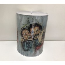 Bastonlu Metal Büyük Boy Kumbara