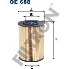 Filtron Yağ Filtresi Caddy Iıı-Golf Vı-Jetta Iıı-Iv-Passat-Polo-Tıguan-Touran-T5-Octavıa-Leon-Ibıza-A1-A3-A4 Fıltron OE688