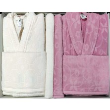 Özdilek Bornoz Seti Wildly Ekru Pudra