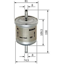 Bosch Yakıt Filtresi CLIO-R9-R11-R19-R21-SAFRANE-P505-P806-TRAFIC-MASTER-IBIZA I -Golf Iıı-Malaga  0450905030