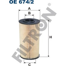 Filtron Yağ Filtresi Accent Era-Getz 05 I10-I30 1.5crdi-Kıa Cerato-Cee D-Pıcanto 1.5crdi Fıltron OE674.2