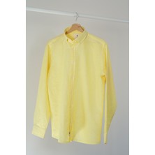 Adam Boxes Relaxed Fit Düğmeli Yaka Gömlek Neo-Epherest Açık Sarı