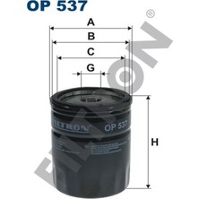 Filtron Yağ Filtresi Uno 95 Tıpo 1.4-1.6ıe 89-95 -Panda-Punto Fıltron OP537