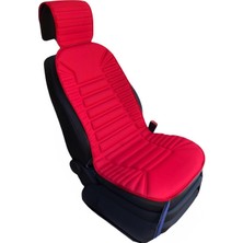 HMNL Lada Samara Kırmızı Koltuk Kılıf Koruyucu Minderi Ön 2'li Minder