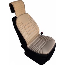 HMNL Seat  Bej Koltuk Kılıf Koruyucu Minderi Ön 2'li Minder