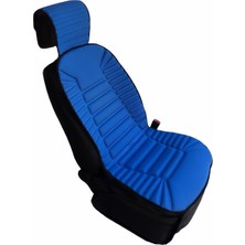 HMNL  renault Clio 4 Mavi Koltuk Kılıf Koruyucu Minderi Ön 2'li Minder