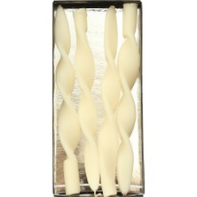 Sedef Mum Burgulu Şamdan Mumu