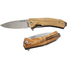 Lionsteel Kur Wood Olive Wood Handle Çakı