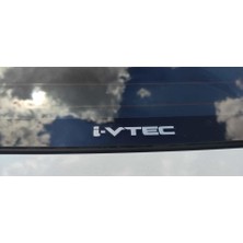 Ko Honda I Vtec Sticker Arka Cam Yazı