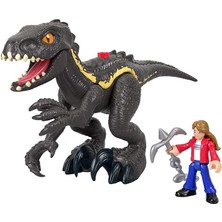 Jurassic World Imaginext Jurassic World Araçlar FMX88 GKL51 Indoraptor ve Maisie