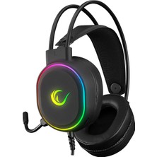 Rampage ROGUE Siyah USB 7.1 Surround RGB Ledli Gaming Esnek Mikrofonlu Oyuncu Kulaklık