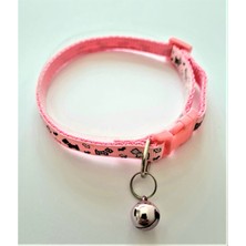 Burdabuldu Yavru Kedi Köpek Tasması Açık Pembe 19 - 32 cm