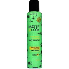 Matte Look Extra Güçlü Saç Spreyi 250 ml