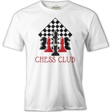 Lordd T-Shirt Satranç - Kulüp Beyaz Erkek T-Shirt