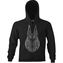 Lordd T-Shirt  Anubis Siyah Erkek Kapüşonlu