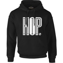 Lordd T-Shirt  Hip Hop O Siyah Erkek Fermuarsız Kapüşonlu