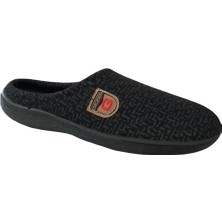 Gezer 12673 Siyah Erkek Kışlık Ev Içi Terlik