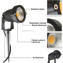 Cata CT-7300 5W LED Bahçe Armatür (Yeşil)