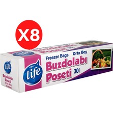 Life 8'li Life Orta Boy Buzdolabı Poşeti