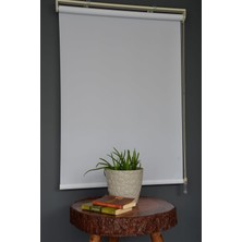 Halim Perdesan Stor Perde Pl-01 Beyaz Renk Eteksiz 90 x 200 cm