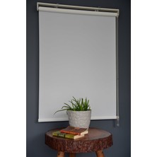Halim Perdesan Stor Perde Pl-02 Ekru Renk Eteksiz 100 x 200 cm