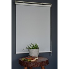 Halim Perdesan Stor Perde Yp-90 Ekru Renk Yaldızlı Polyester Eteksiz 180 x 200 cm
