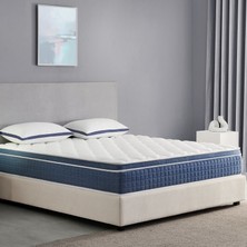 Pooly Safir 90 x 190 cm. Cotton Pedli Orta Sert Tek Kişilik Yaylı Yatak