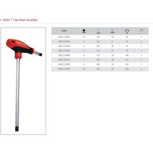 İzeltaş 2.5 T Tipi Allen Anahtar 4920 22 0025