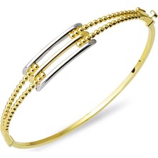 Bilezikci Top Top 14 Ayar Üçlü Kaburga Altın Bilezik