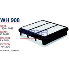 Wunder Mitsubishi L200 Y.m 2006+ Hava Filtresi