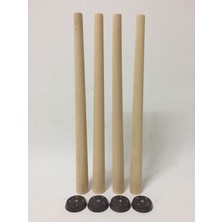 Akyol Ahşap Ahşap Konik Sehpa Sandalye Ayağı