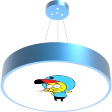 Hegza Lighting Drum-40 ( Kral Şakir ) Modern Ledli Çocuk Odası LED Avize