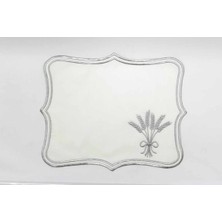 Kasso Home Nakışlı Amerikan Servis Supla 35 x 45 cm 6'lı