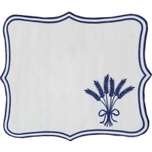 Kasso Home Nakışlı Amerikan Servis Supla 35 x 45 cm 6'lı