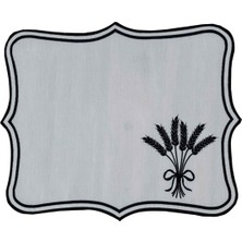 Kasso Home Nakışlı Amerikan Servis Supla 35 x 45 cm 6'lı
