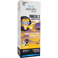 Zade Vital Miniza Omega 3 ve Çörek Otu Yağı 150 ml