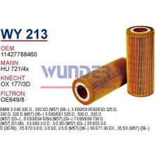 Wunder Bmw E46  330 D - X5 3.0 D                                                 M57 Yağ Filtresi